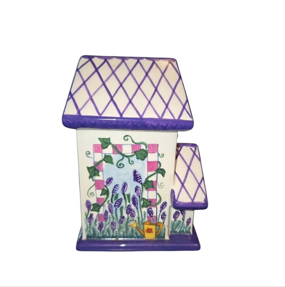 Royal Doulton Vintage 2001 Home Tweet Home‎ Sweet Lavender Ceramic Birdhouse